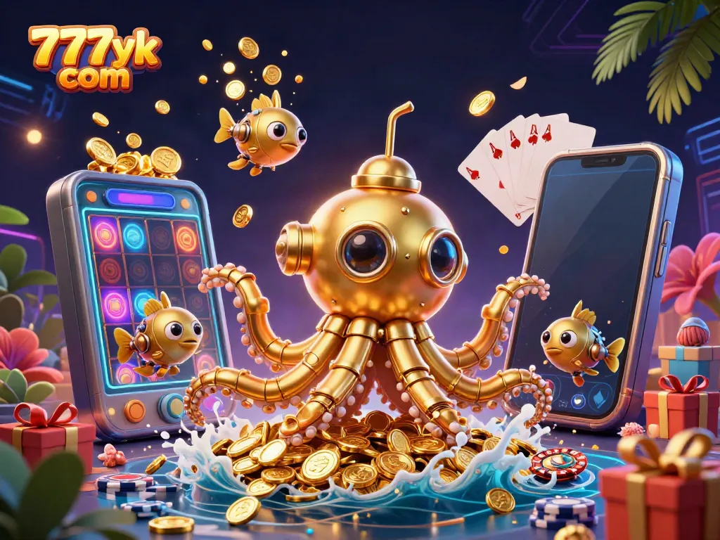 Engage in exciting gameplay with 777yk com featuring vibrant 3D slot games and golden coins.