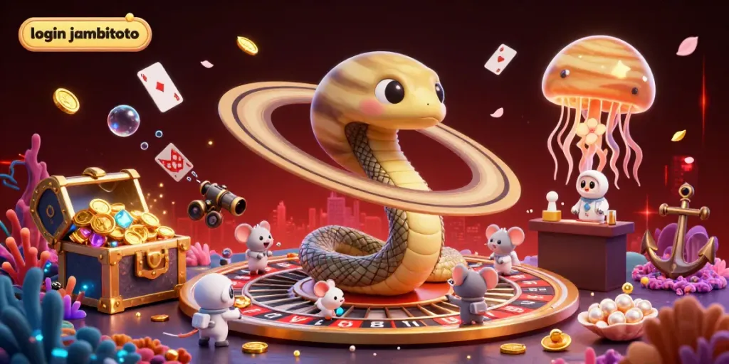 Engage with the exciting gameplay at login jambitoto as the cosmic dealer and astronaut mice bet on a vibrant roulette.